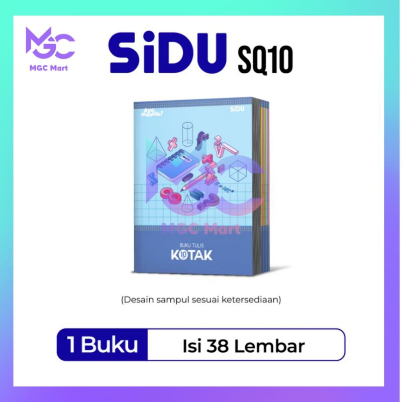

1Pcs BUKU KOTAK TANGGUNG SEDANG SIDU 38lembar / 1Buah Buku Tulis Kotak Strimin 10mm ECER / Buku Kotak Mandarin Matematika