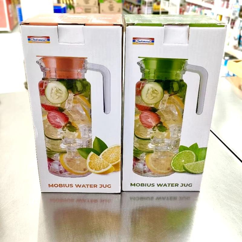 MOBIUS WATER JUG INDOMARET / TEKO KACA TEBAL INDOMARET