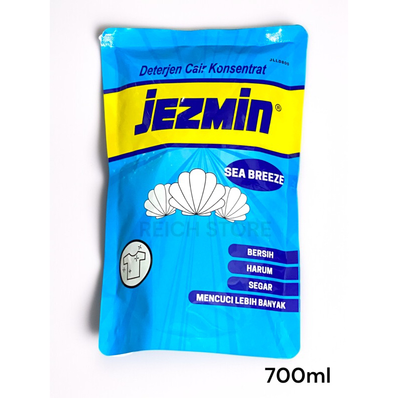 Jezmin Detejen Cair Laundry Wangi Sea Breeze 700ML