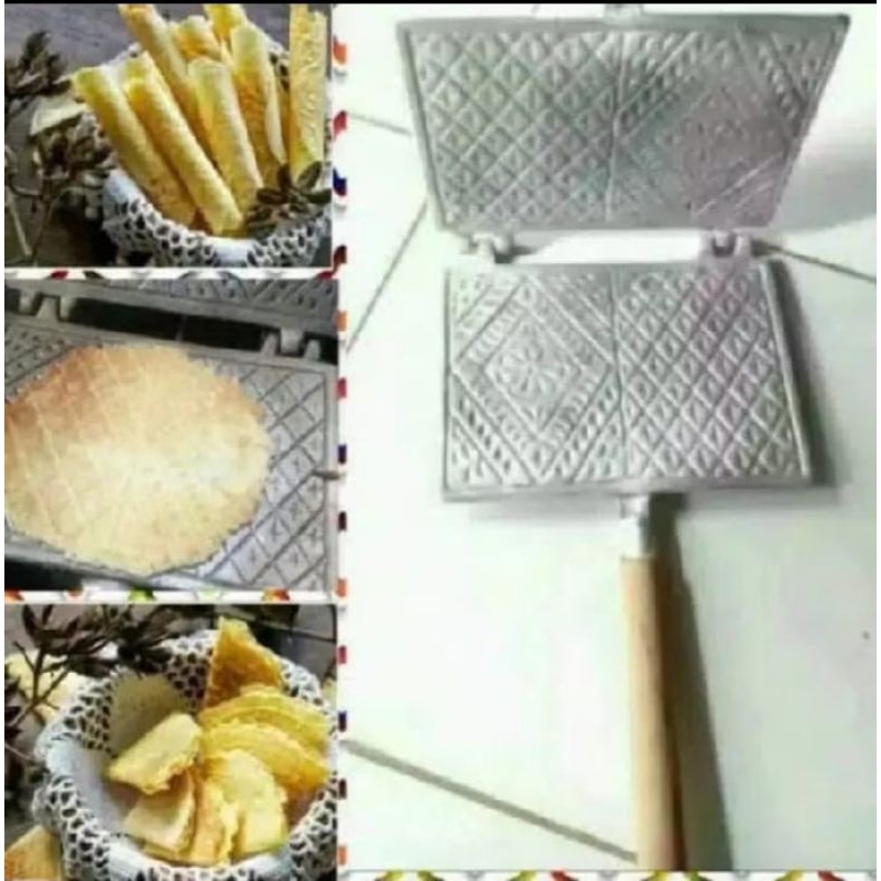CETAKAN KUE Egg Roll/jepit/semprong+penggulung Egg Roll