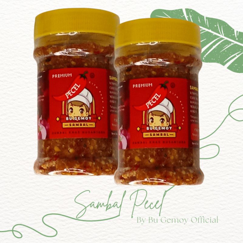 

Sambal Pecel Premium Bu Gemoy Original 150 g (2 pcs)