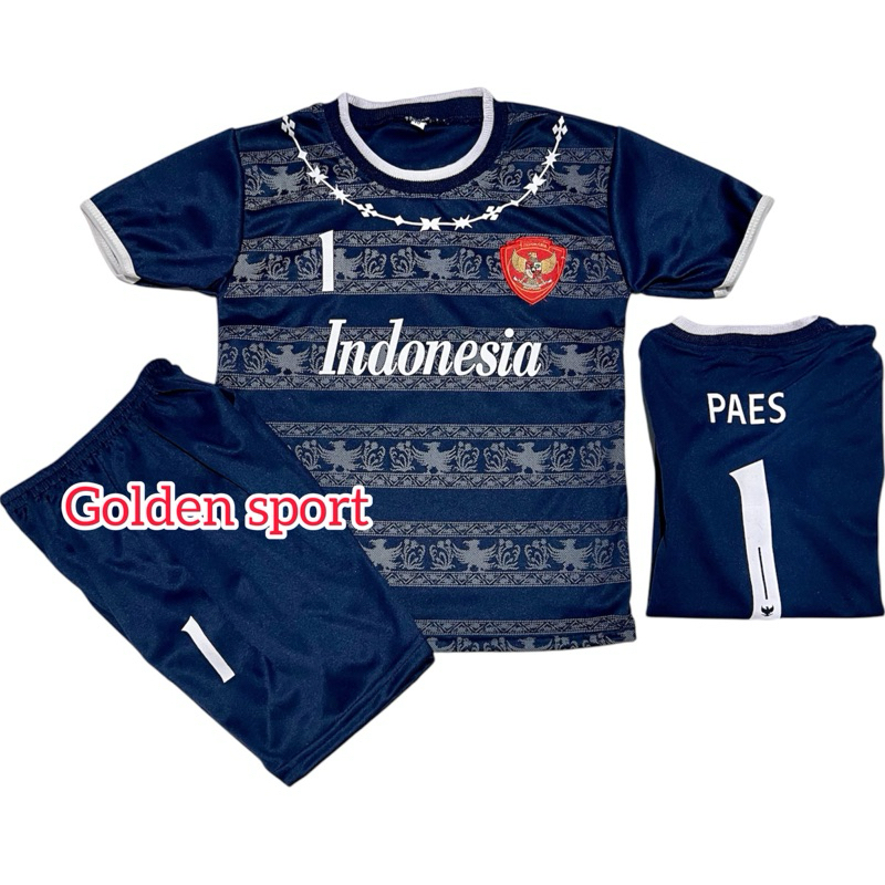 SETELAN BAJU BOLA ANAK KIPER TIMNAS INDONESIA