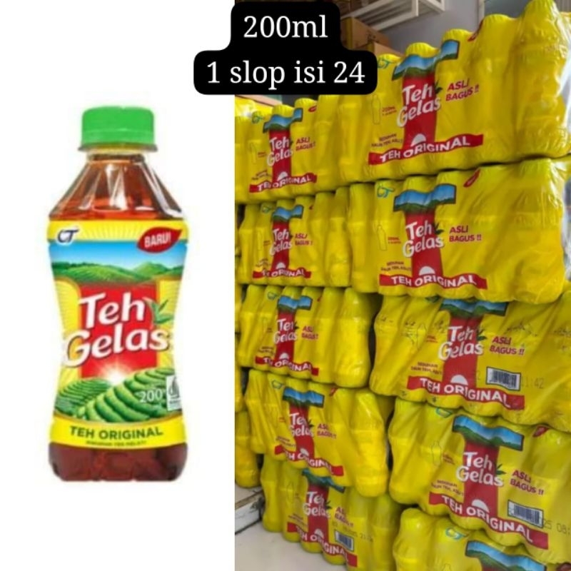 

tehGelas 200ml 1slop isi 24