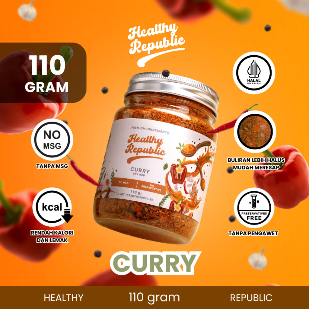 

HOT DEALS [ BUNDLE 3pcs ] Healthy Republic Bumbu Marinasi Serba Guna Rendah Kalori Rendah Lemak