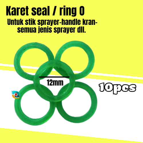 10pcs Karet Seal Sprayer Elektrik Manual O Ring Stick Handle Stik Sanchin Spray Gun karet sil