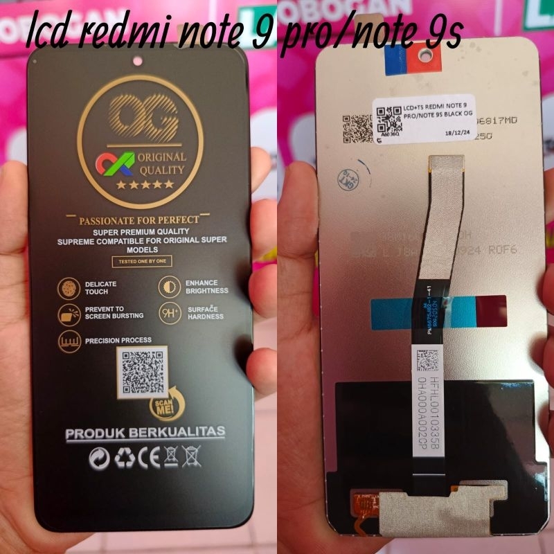 LCD REDMI NOTE 9 PRO ORIGINAL OG