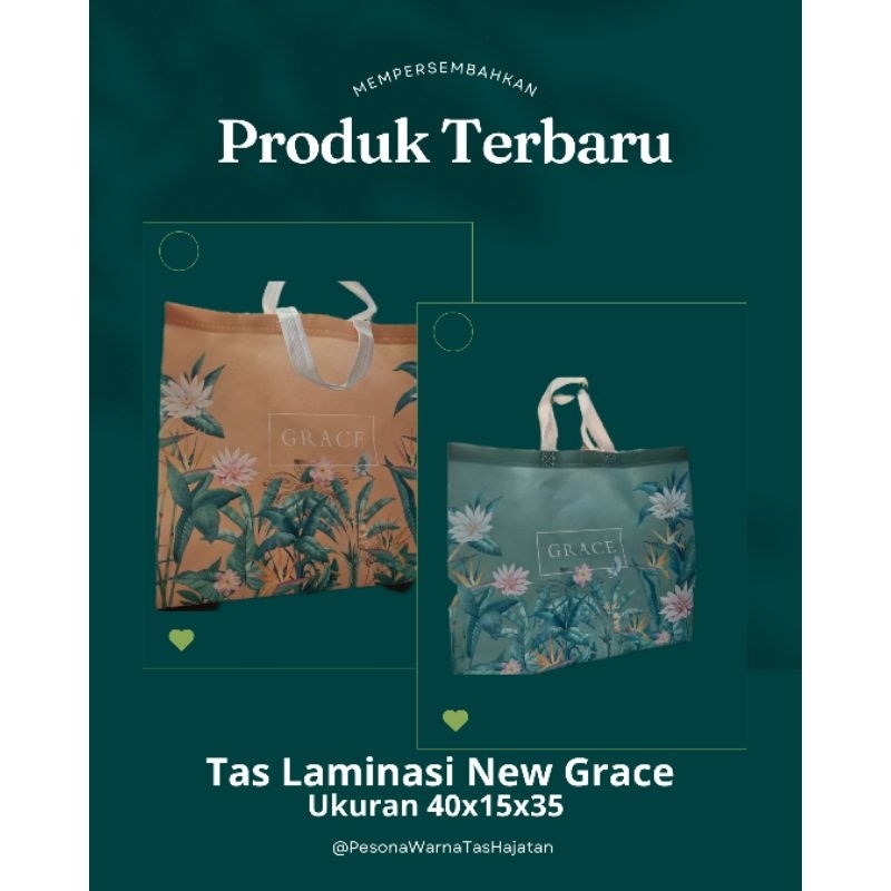 

12 PCS TAS LAMINASI NEW GRACE UK 40x15x35