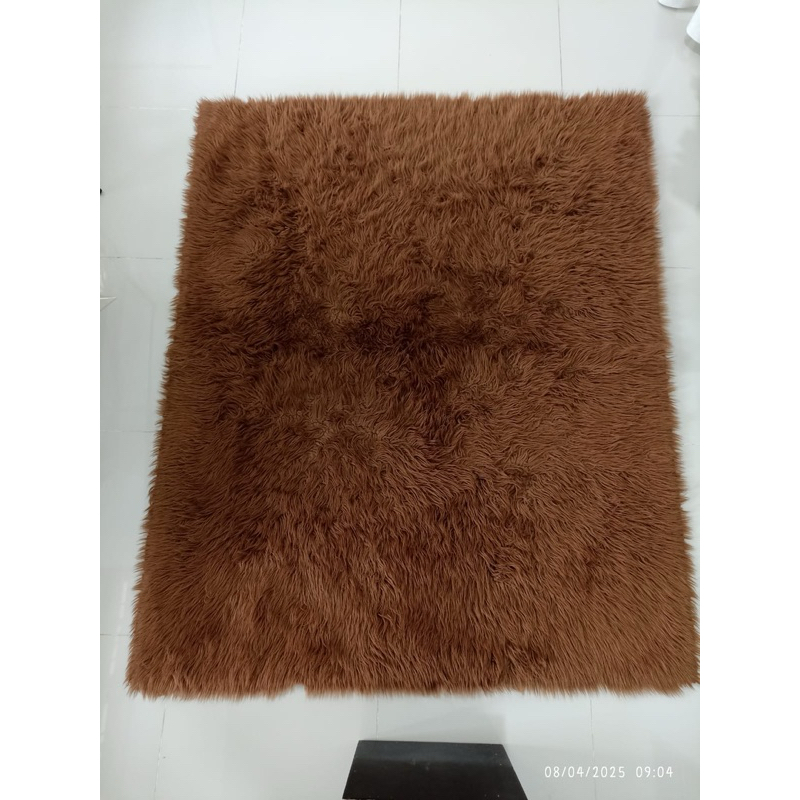 Karpet Bulu Tebal Halus Coklat