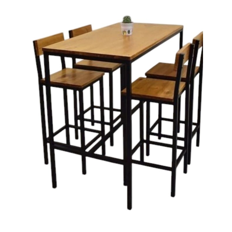 Meja Kursi Set Cafe / Meja Cafe set 4kursi/ meja cafe set 2 bangku panjang