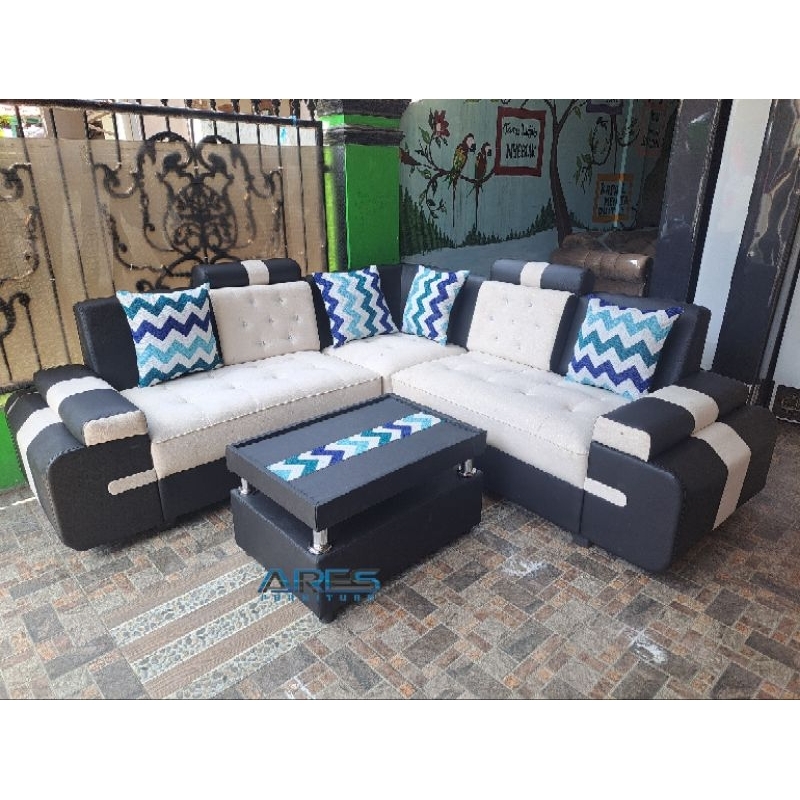Sofa Sudut Ornis Minimalis Kursi Tamu Modern Terlaris Termurah Tegal Pemalang Pekalongan