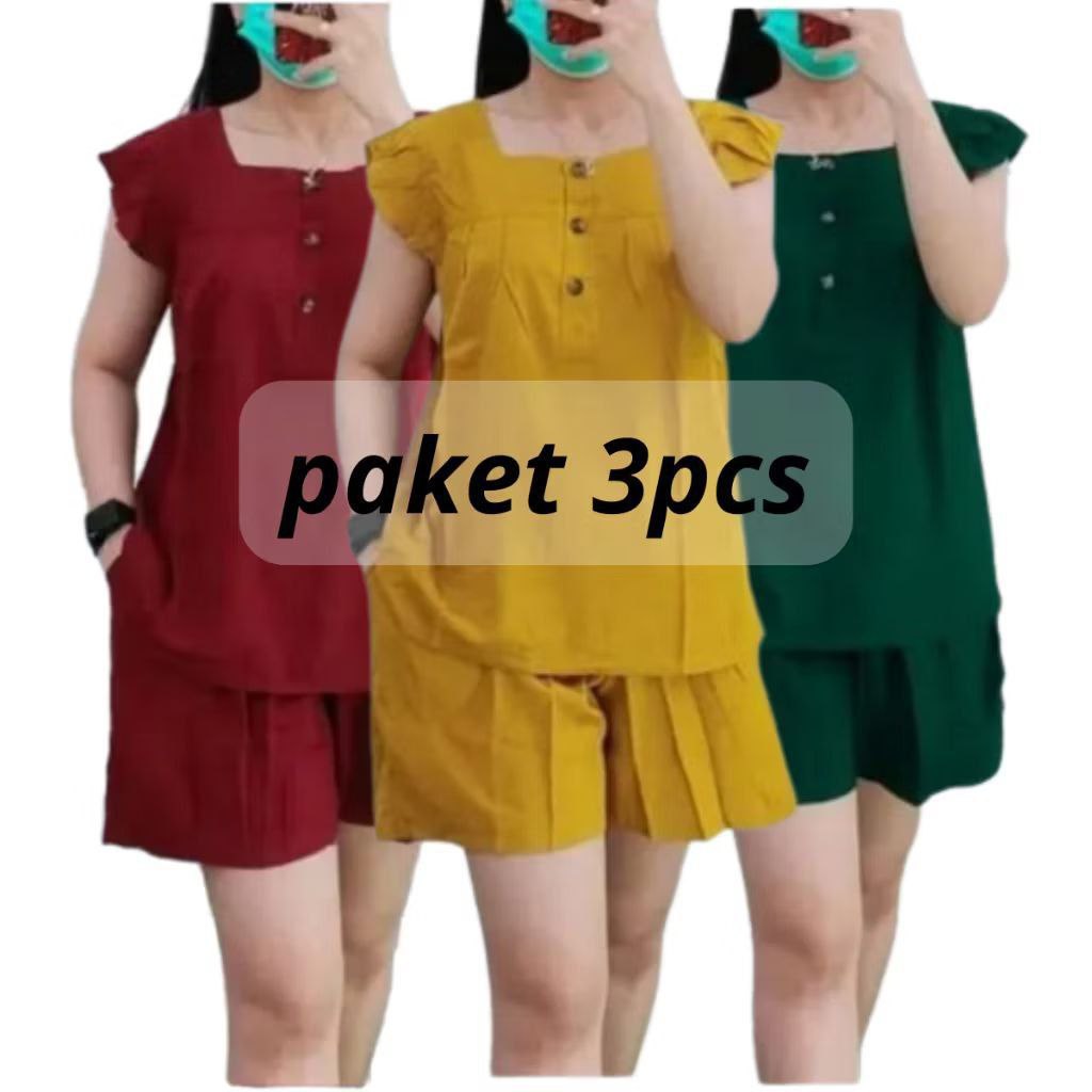 setelan pendek wanita setelan pendek jumbo ld 130 baju tidur wanita baju tidur korean style wanita b