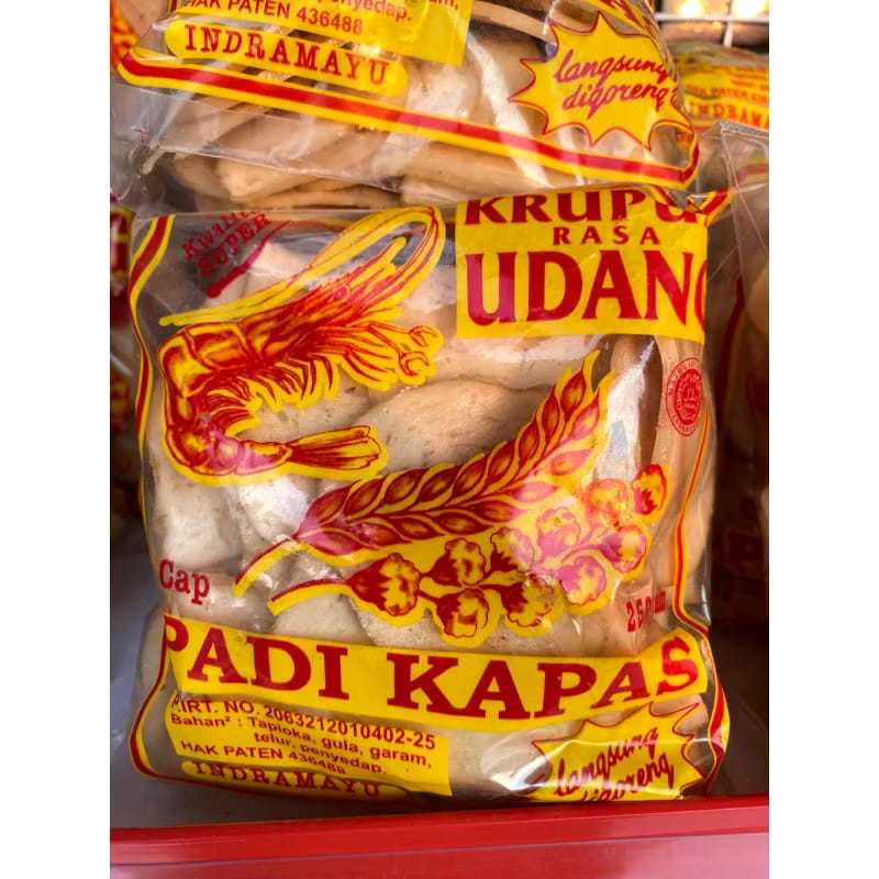 

KERUPUK UDANG PADI KAPAS 250 GR / KRUPUK PADI KAPAS ORIGINAL ASLI INDRAMAYU OLEH OLEH CIREBON