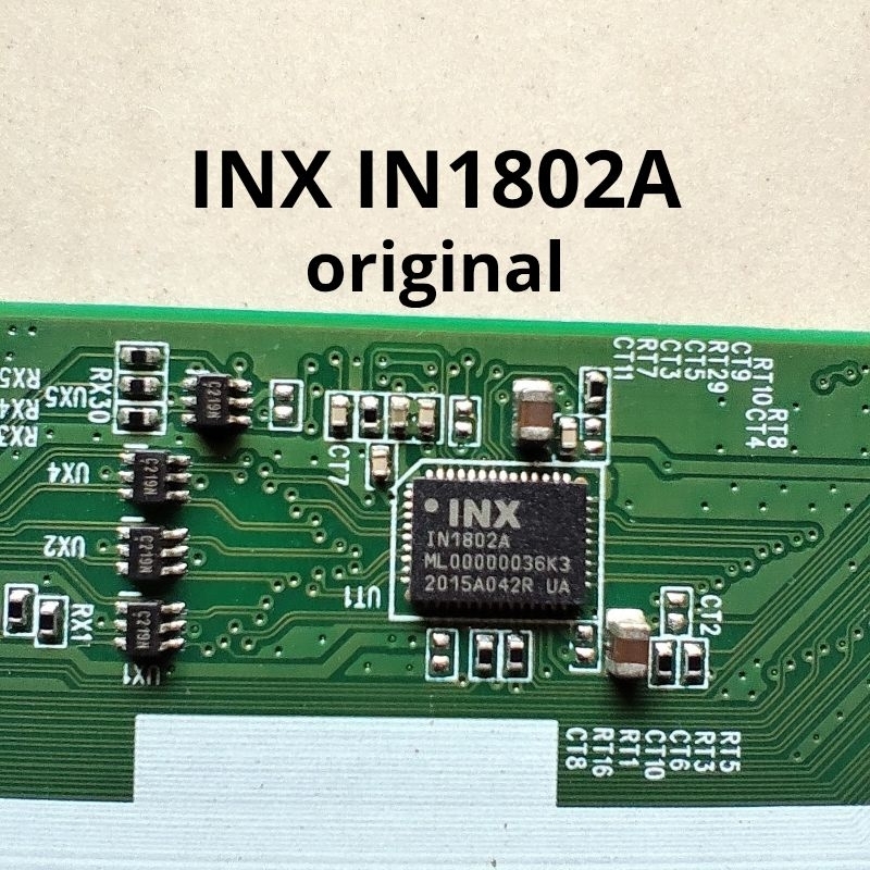 IC inx in1802A ML00000036K3 & GT 4128 termasuk connector lvds
