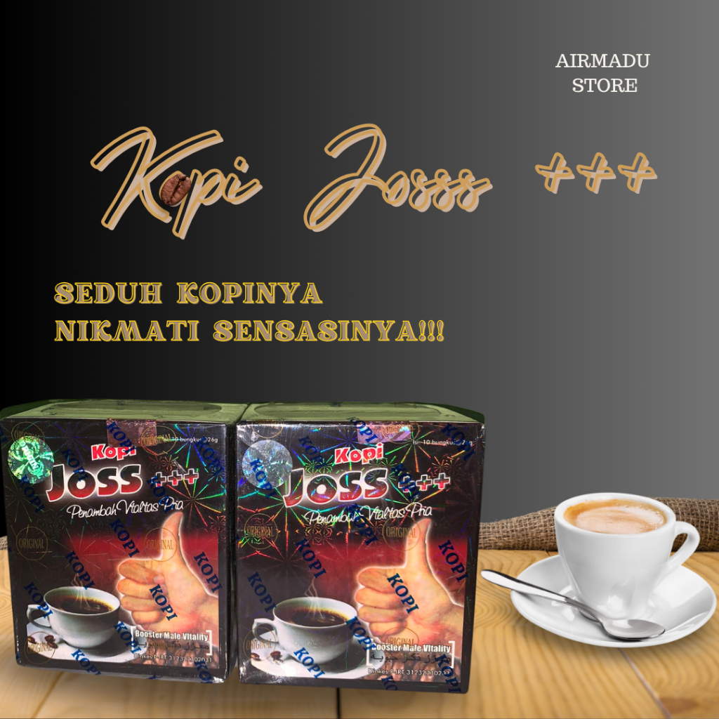 Kopi Joss Original 100% Stamina Pria Kuat Tahan Lama BPOM