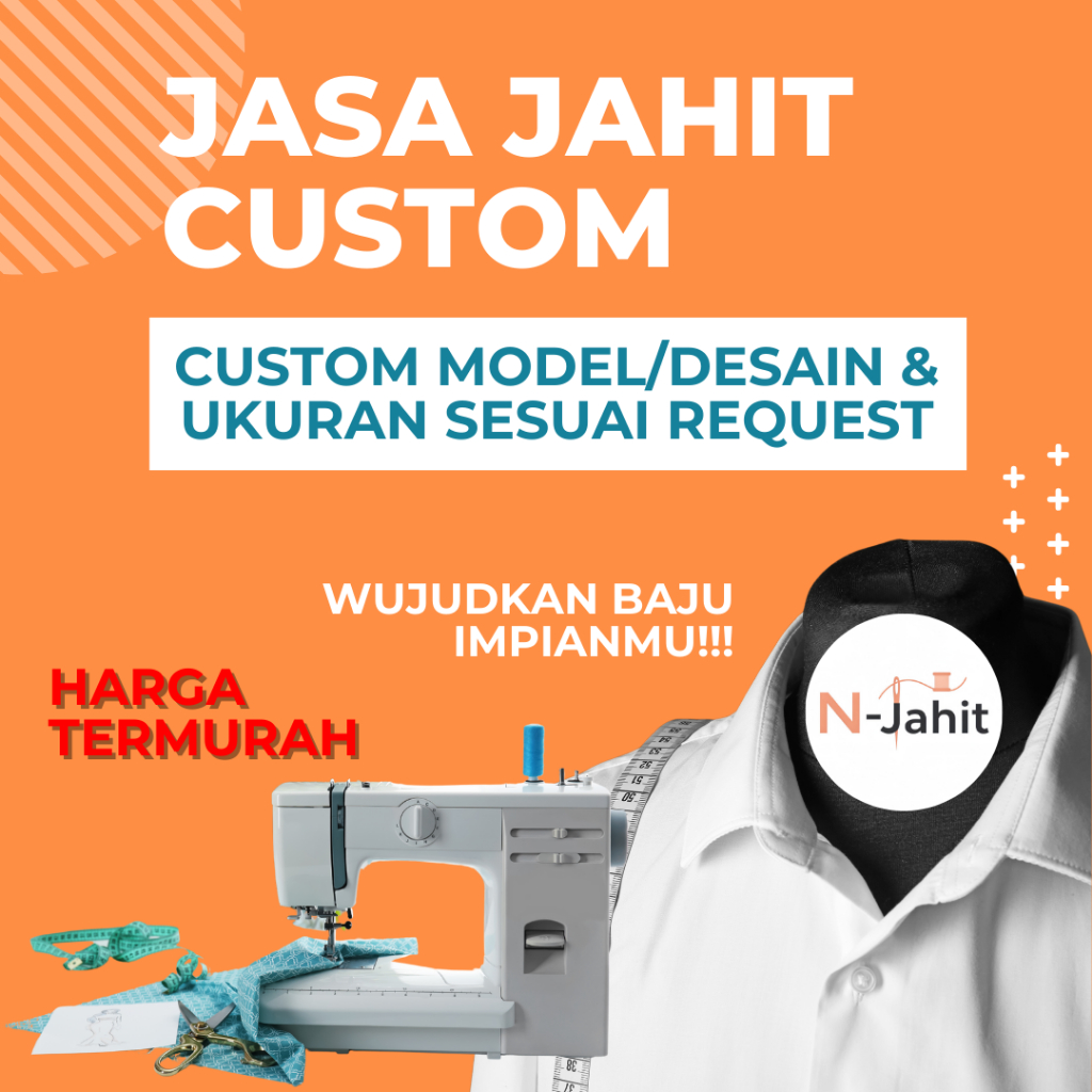 Jasa Jahit Online Rapih Murah | Bebas Custom | Penjahit Online | Jahit Dress Kebaya
