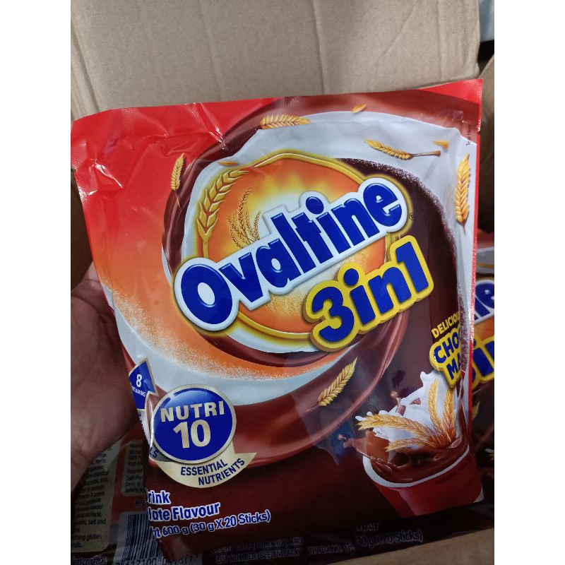 

Ovaltine 3in1 Original Nutri 10 Choco Malt Pack Isi 20