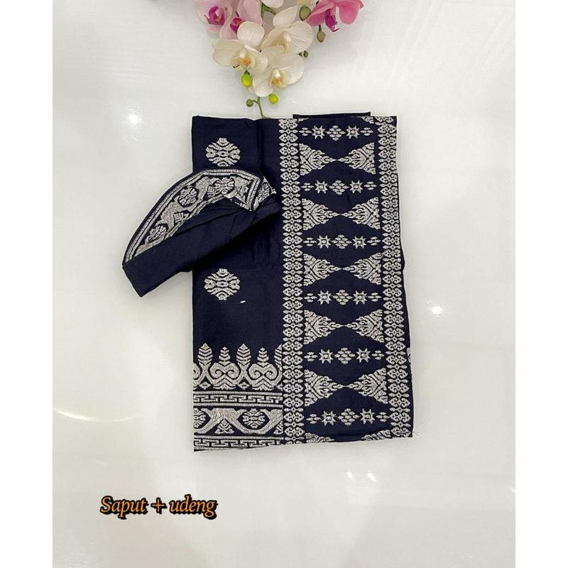 Saput Set Udeng Bordir Songket Bali