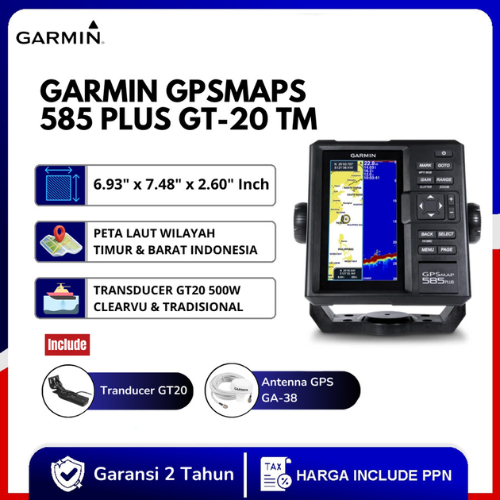 Garmin 585 Plus Gt 20 Gps Map Garmin 585+ Gt20 Transducer Gpsmaps Garmin 585Plus Original Garansi TA