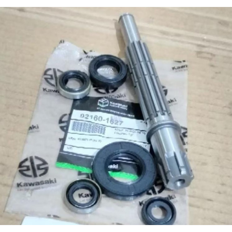 AS GEAR DEPAN+SEAL GIR ENGKOL SELAHAN BONUS SEAL KOMPLIT ASLI KLX 150 S G OLD NEW BF DT KAWASAKI
