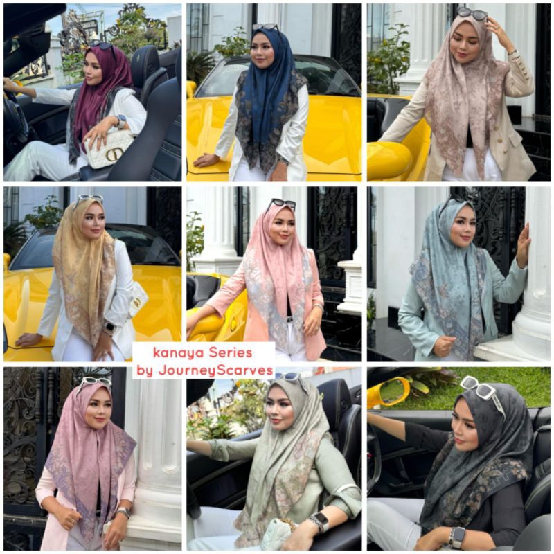 JILBAB ORI JOURNEY SCARVES KANAYA  SERIES  TERMURAH #1