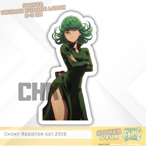 

Stiker Sticker Vinyl Laminasi Glosy TATSUMAKI HUNTER X HUNTER