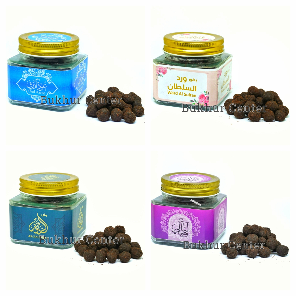 VARIAN | Bukhur Amira Mamoul 100Gram Buhur Azraq Raudah Layali Ashek Al Oud