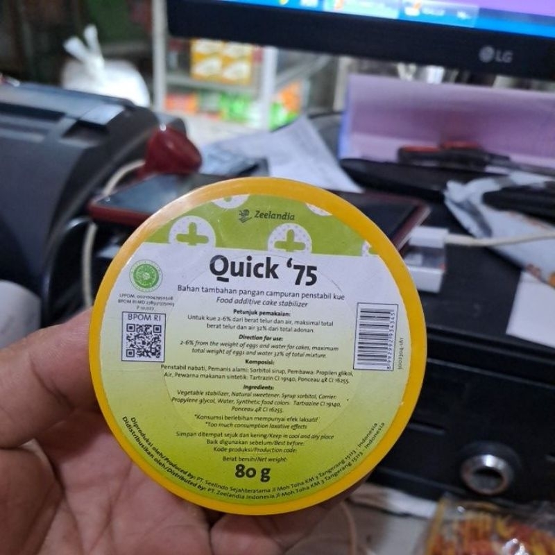 

QUICK 75 BAHAN CAMPURAN PENSTABIL KUE