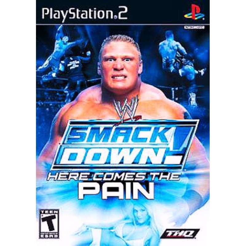 Kaset Game Playstation 2 - WWE Smackdown Here Comes The Pain
