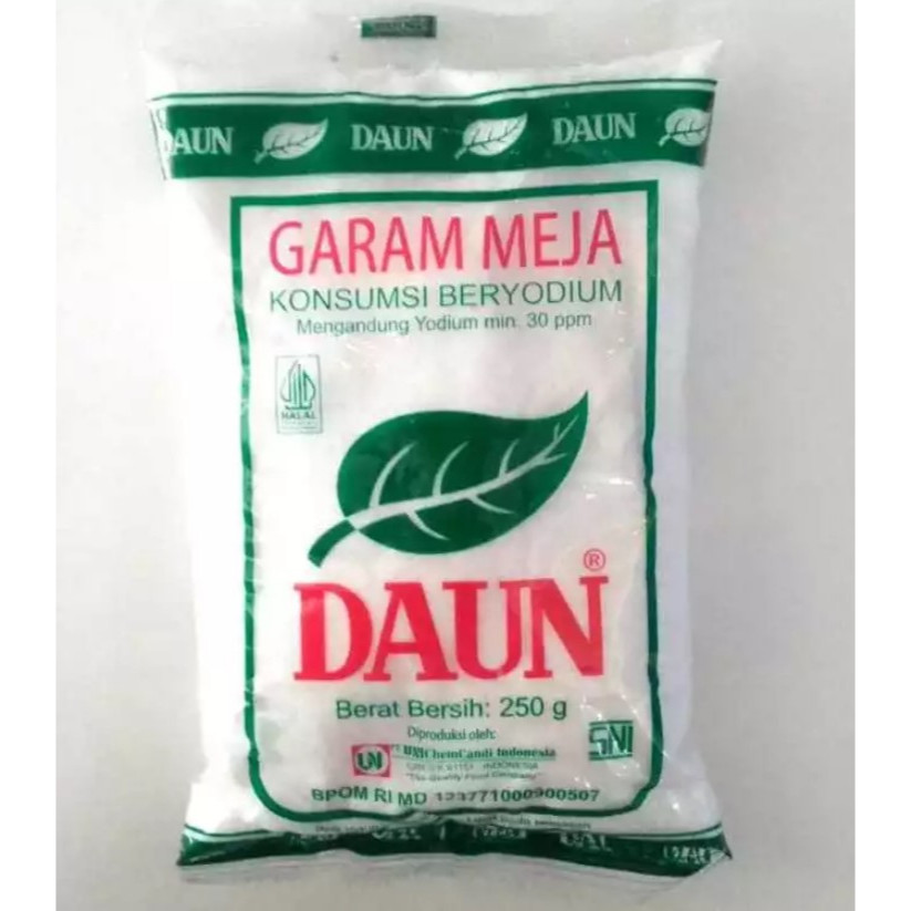 

Garam Daun 250 gram Garam Yodium