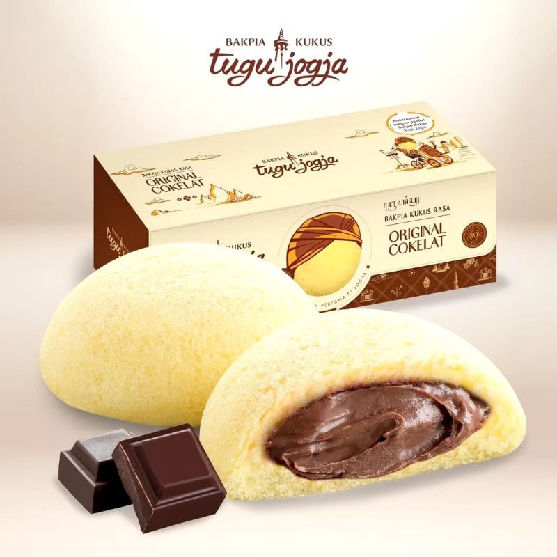 

Bakpia Kukus Tugu Jogja Original Coklat Isi 10 Pcs