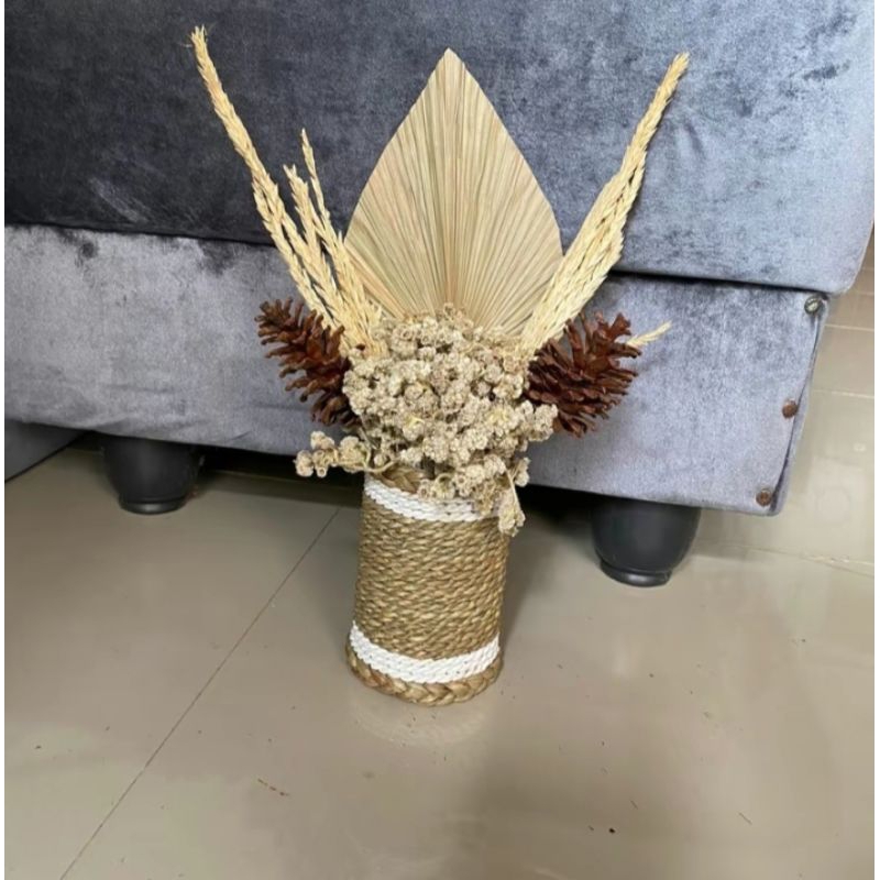 paket bunga kering minimalis/dekorasi bunga/dekorasi meja ruang