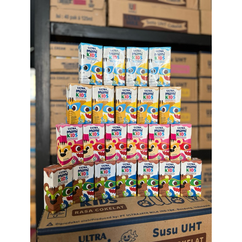 

ULTRA MIMI KIDS SUSU UHT FULL CREAM 125ml exp 2025