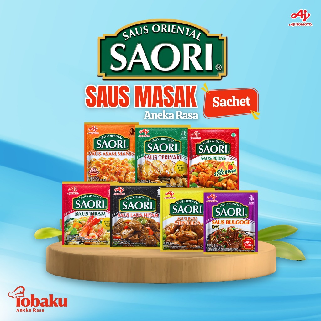 

SAORI Saus Bumbu Masakan – Kemasan Sachet Praktis