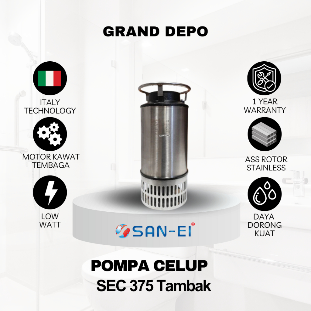 San Ei Pompa Air Celup SEC 375 Tambak / Pompa Air Celup San Ei