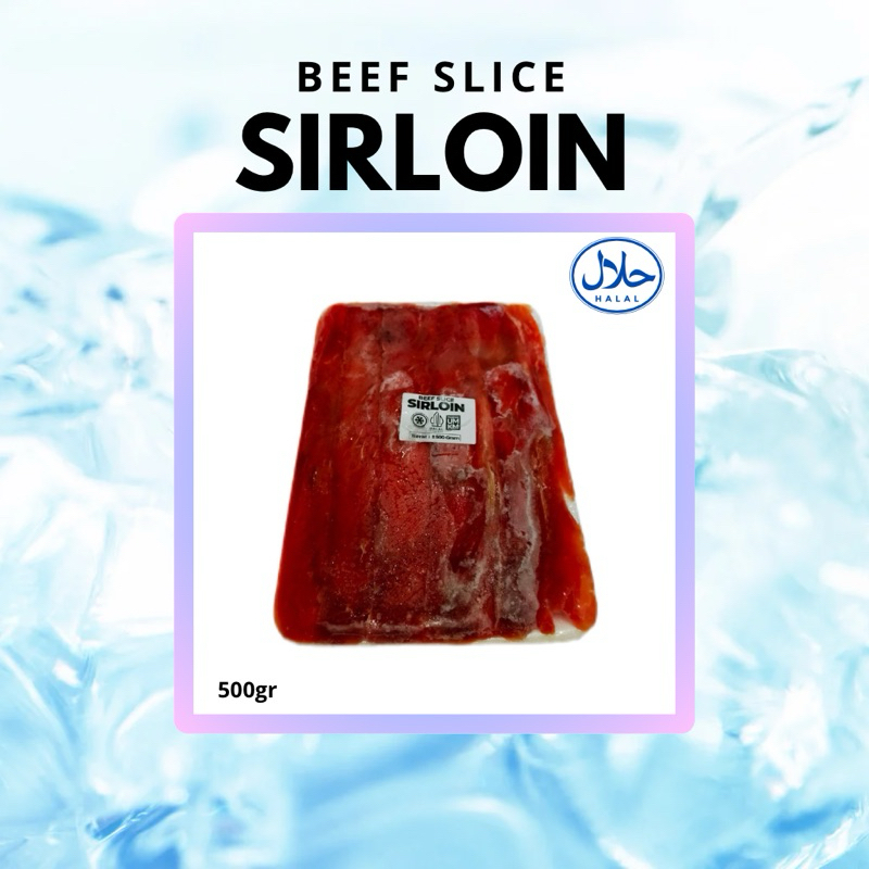 

Beef Slice Sirloin/SIRLOIN Beef Slice 500gr/Daging Slice Murah/Daging Murah Surabaya