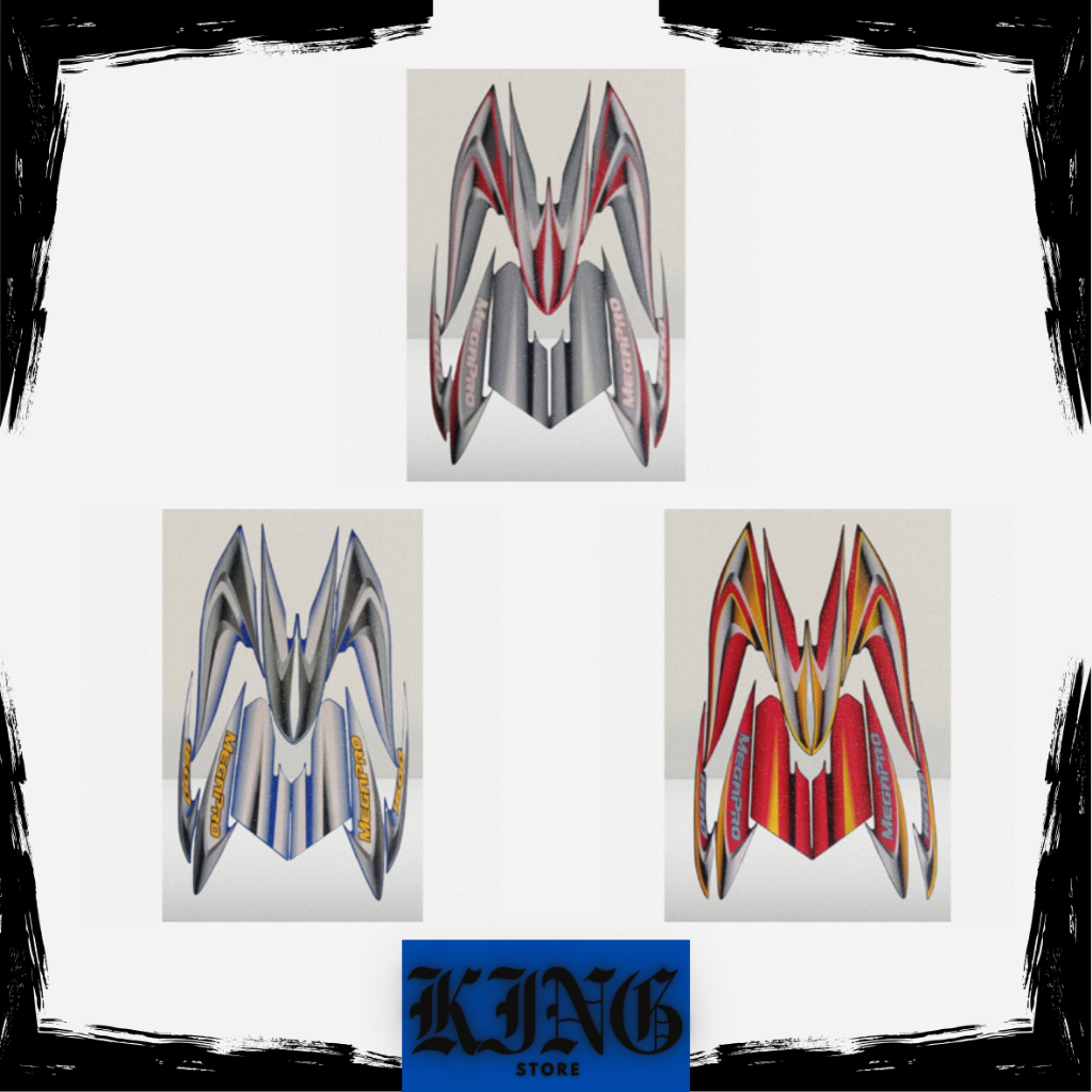 Stiker Striping Mega Pro 2005 - List Stiker Standar Mega Pro 2005