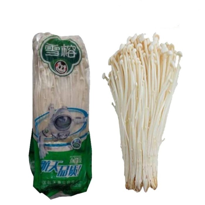 

ENOKI MUSHROOM / JAMUR ENOKI 100 GRAM