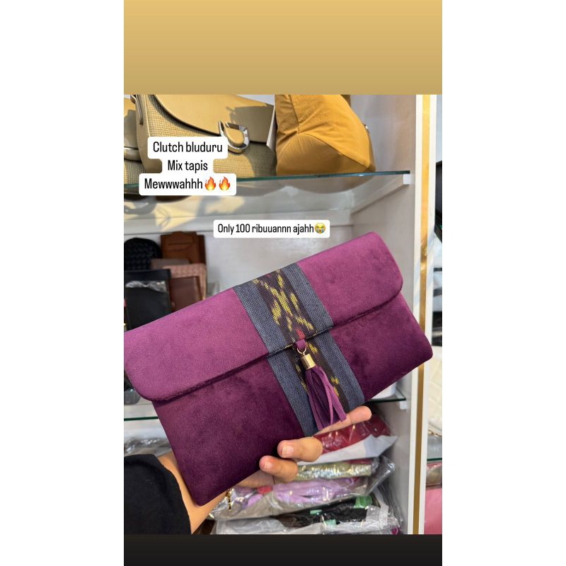 clutch etnik, tas kekinian, tas kekinian