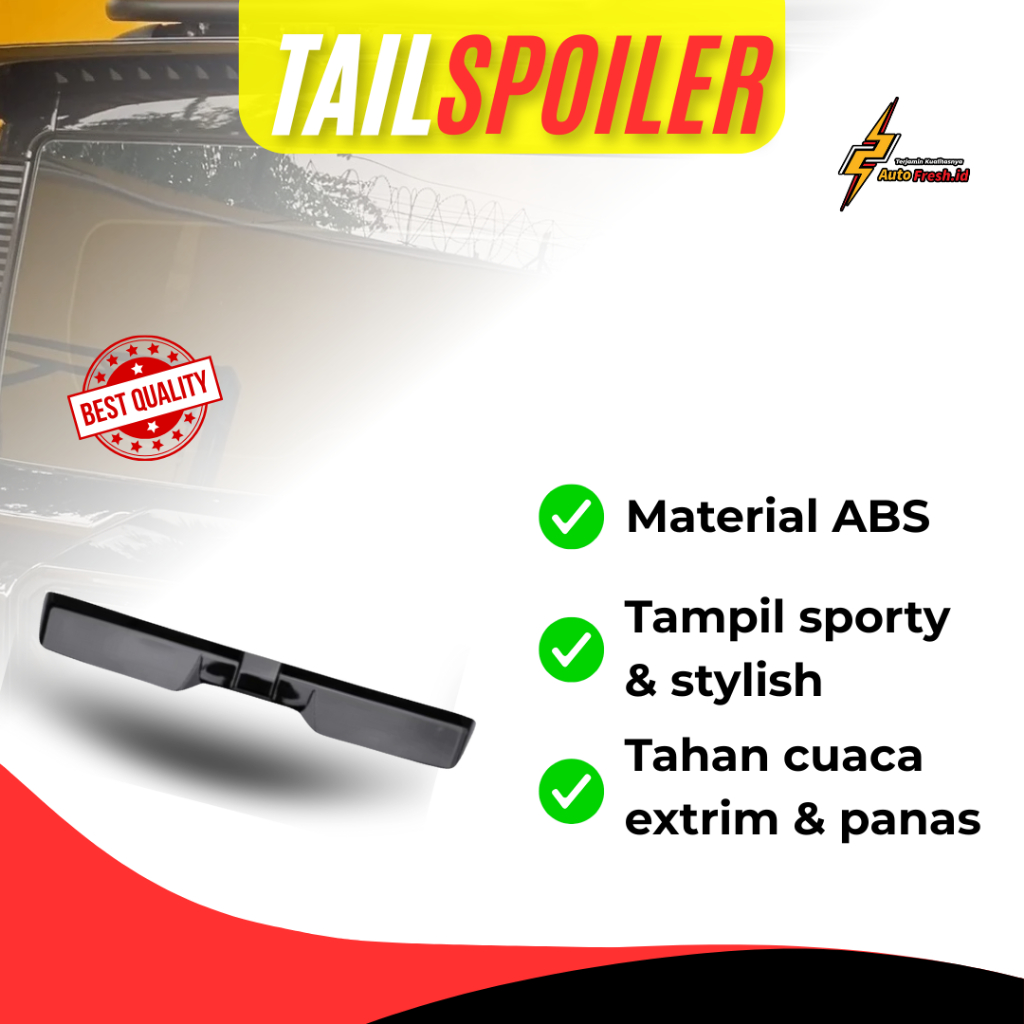 TAIL SPOILER CHERY J6 - PART MODIF MOBIL CHERY J6