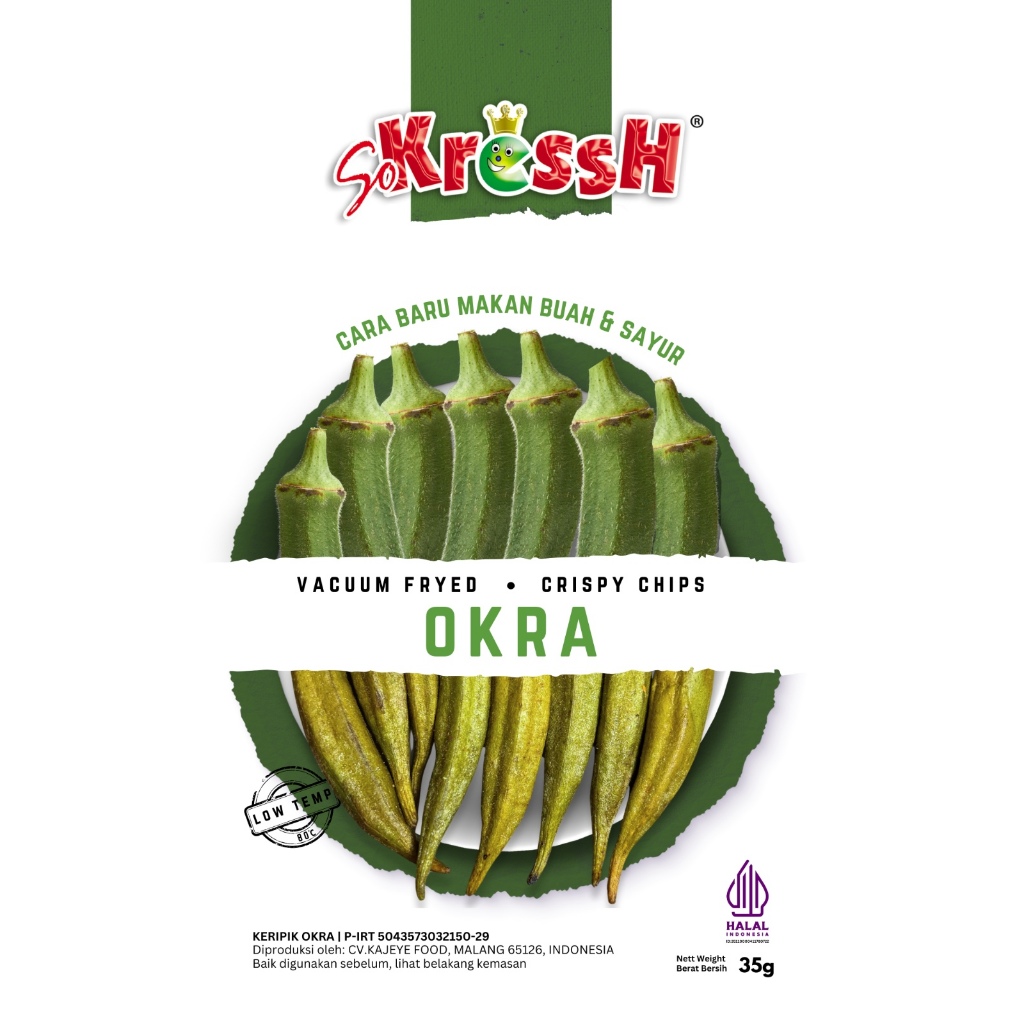 

Keripik Sayur Okra 35gr SoKressH