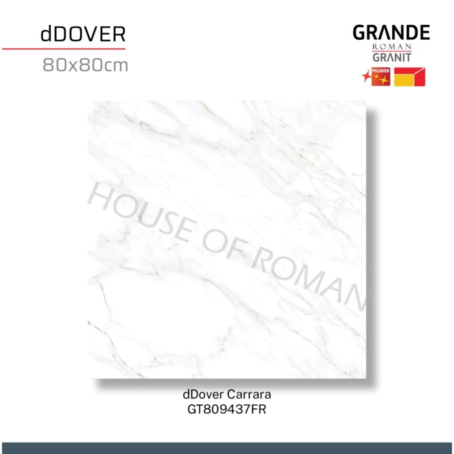 ROMAN GRANIT GRANDE dDover Carrara 80X80 GT809437FR ROMAN GRANIT