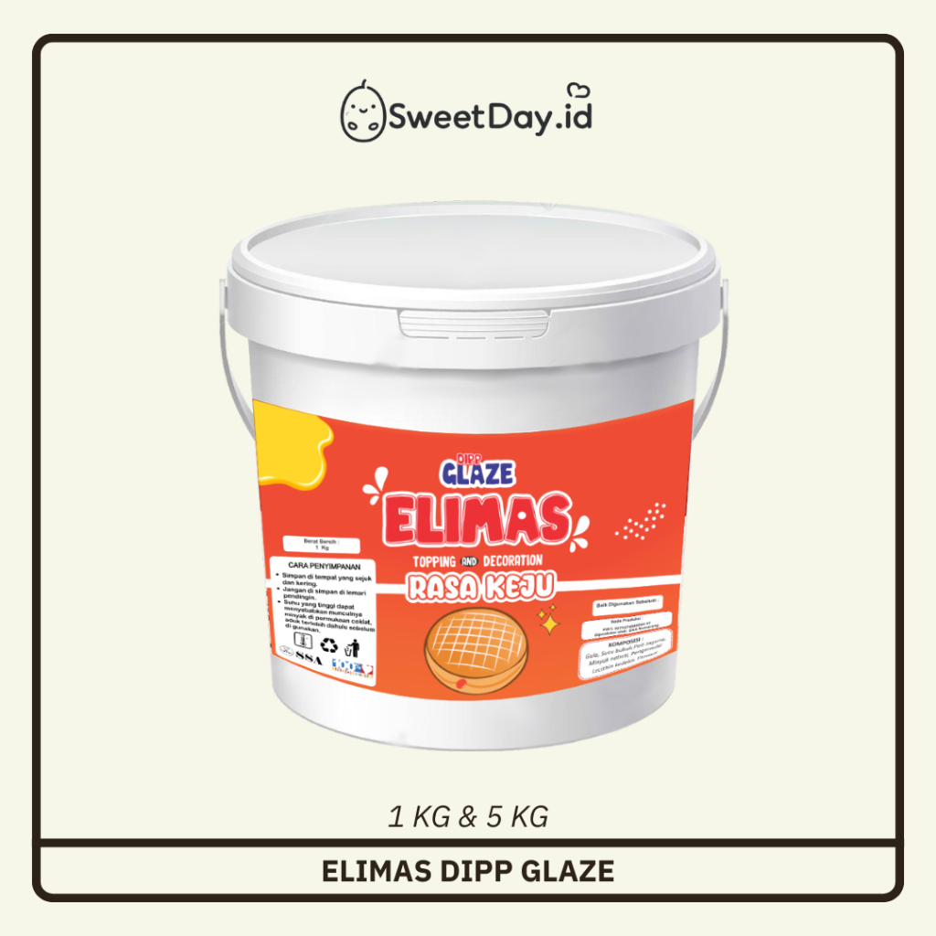 

Glaze Elimas Keju Kemasan 1 Kg dan 5 Kg