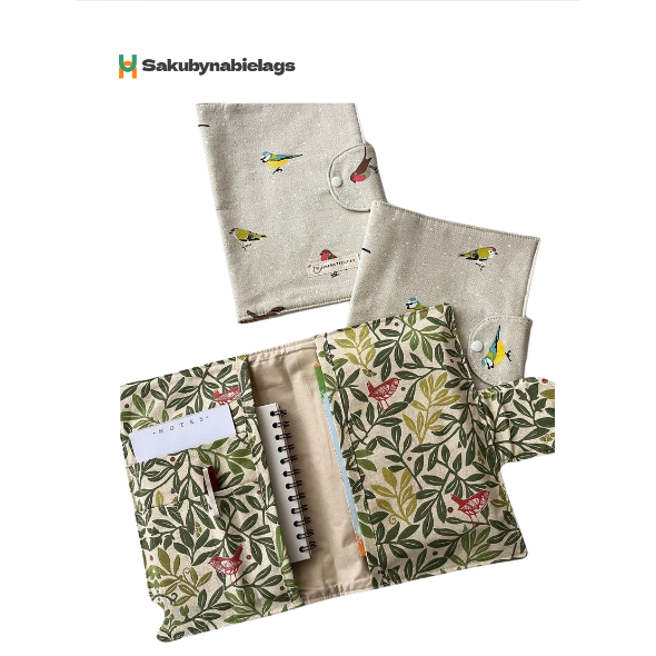 

Book Sleeve Multifungsi ukuran 18x23 cm bahan cotton canvas