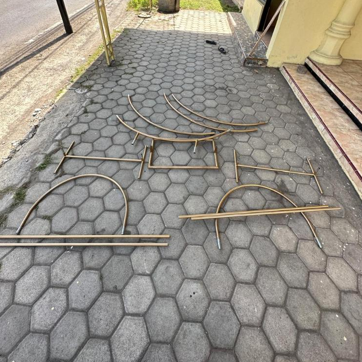 TERBARU 1 SET RING LINGKARAN & STANDING OVAL DEKORASI ELEGANT / DEKORASI SERBAGUNA 2025