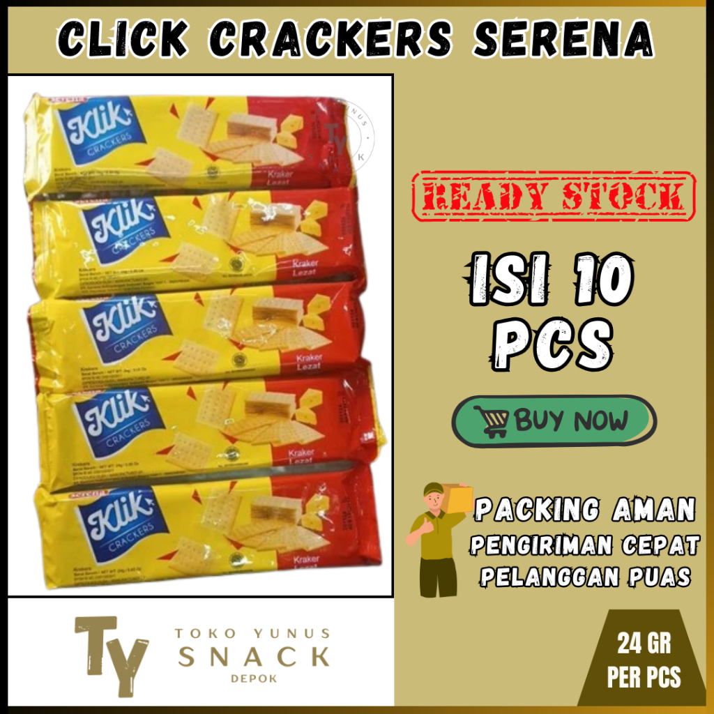 

KLIK CRACKERS SERENA ISI 10 PCS @24GR
