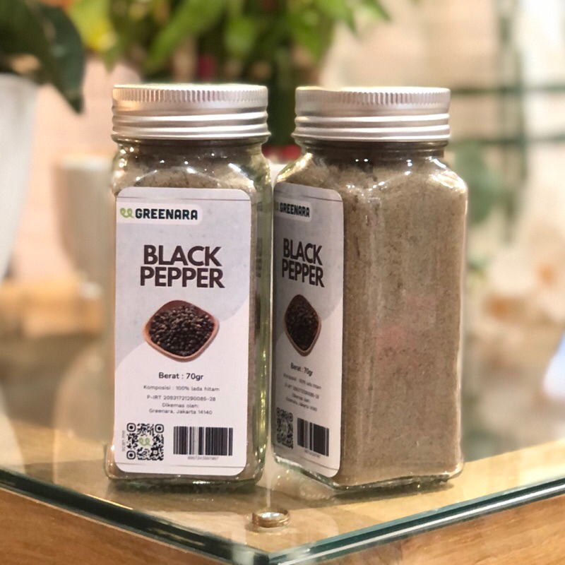 

Greenara - Lada Hitam Bubuk 70gr / Black Pepper