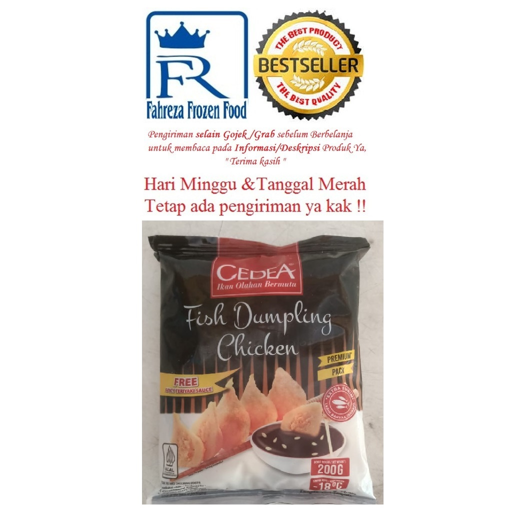

Cedea Fish dumpling Chicken 200 Gram harga promo