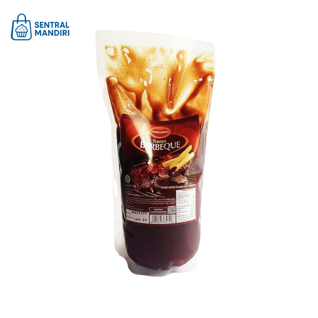 

Prima Agung Saus Barbeque Original 1Kg, Marinasi, Celupan, dan Cocolan