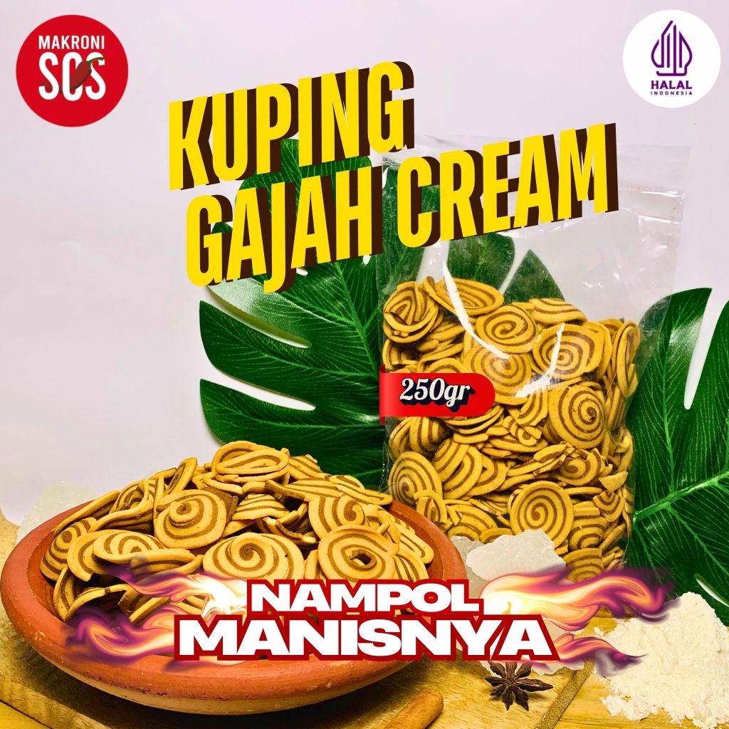 

SOS - 250 Gram Kuping Gajah Mini Crem Enak Manis