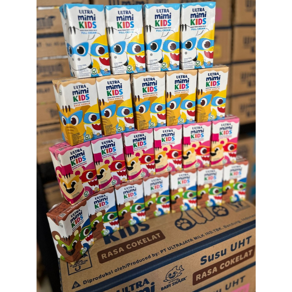

Mimi Kids Susu UHt 125 ml isi 40 pcs All Varian Full Cream , Coklat , Vanilla dan, Strawberry Exp Terbaru.